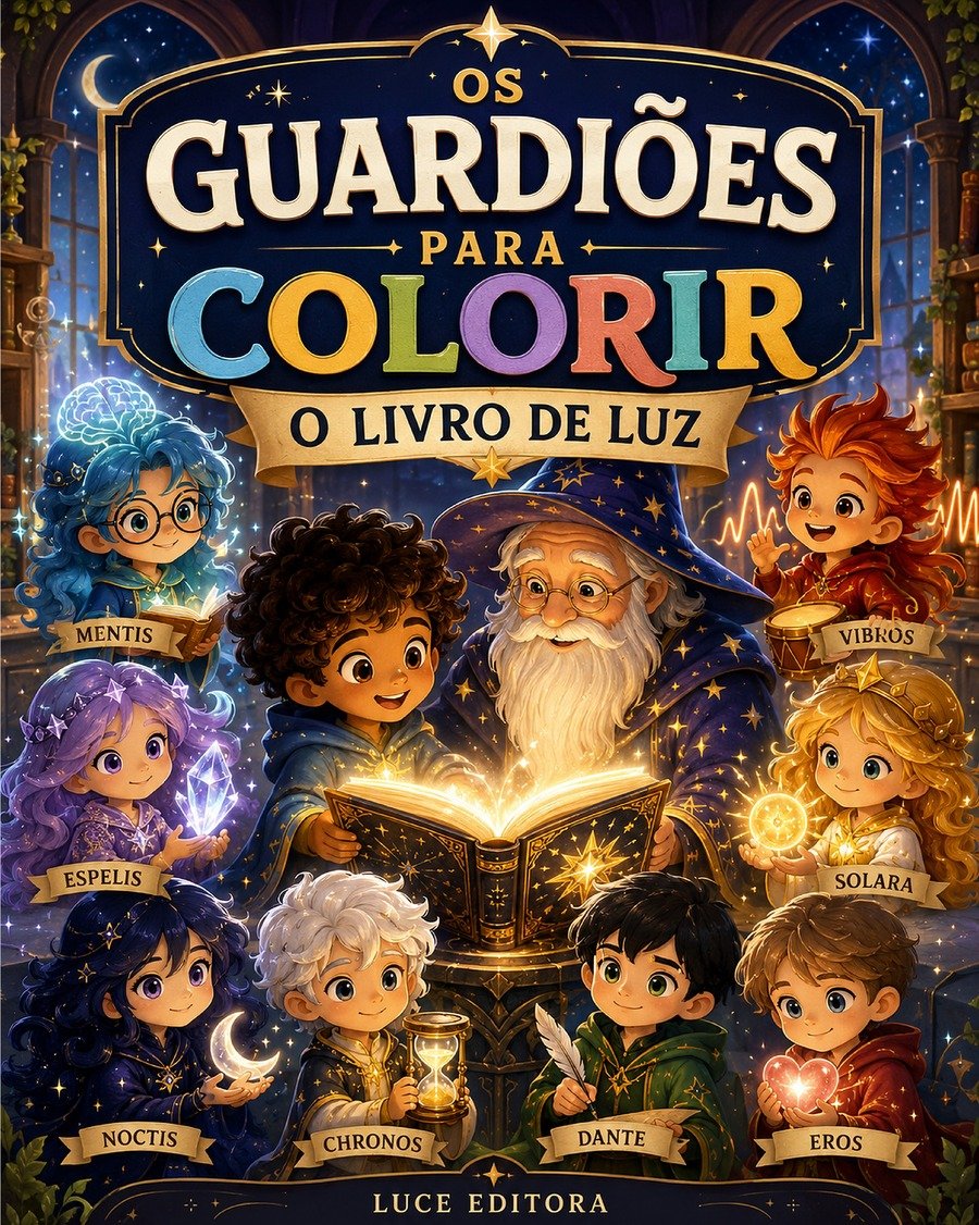 Capa de Os Guardiões para Colorir